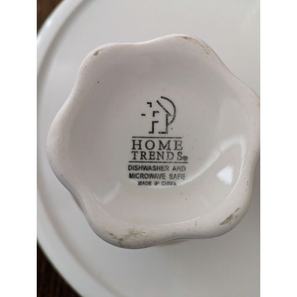 Vtg Home Trends Granada Tuscan Fruit 4" coffee mugs 2 each - Picture 6 of 12